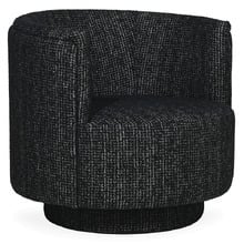 Charcoal Camilla Upholstered Swivel Tub Chair
